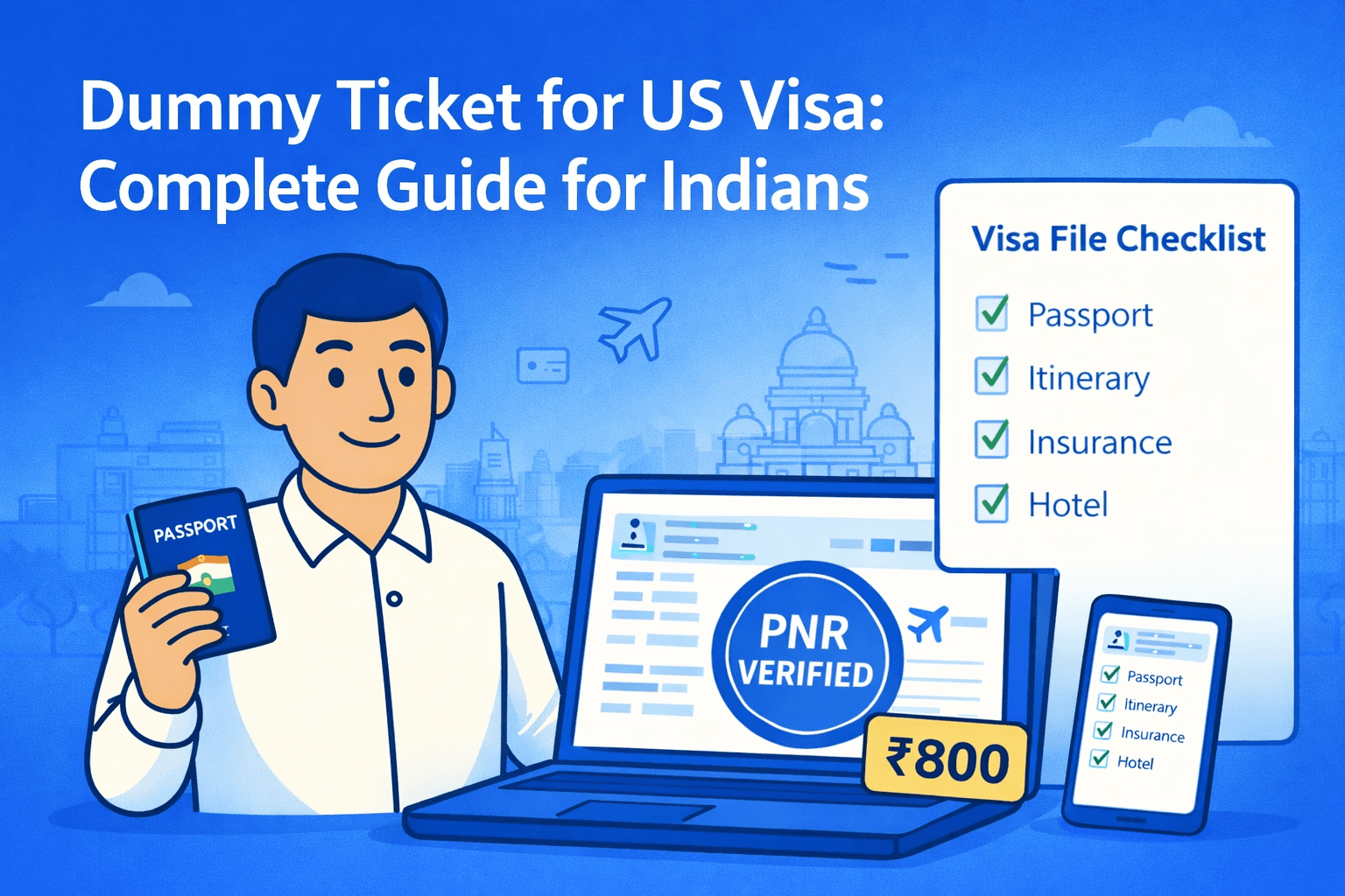 Dummy Ticket for US Visa: Complete Guide for Indians