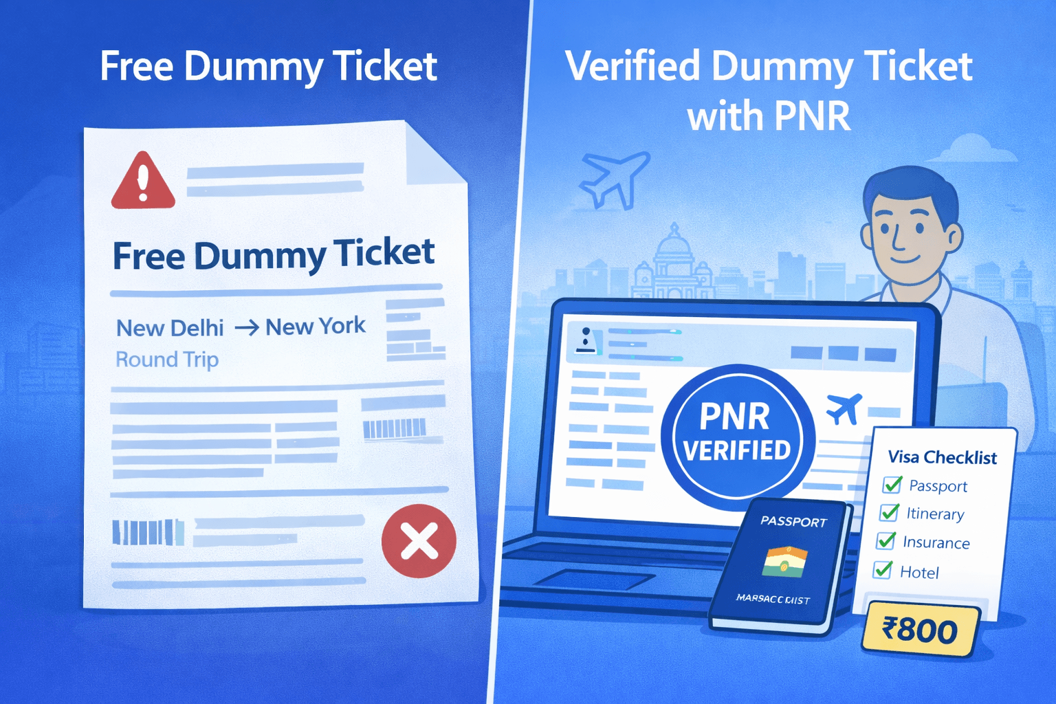 Free Dummy Ticket for Visa: Safe Options for 2026